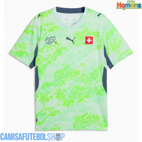 Camisa de time de futebol Suíça Replicas 2º Equipamento Mundo 2026 Manga Curta